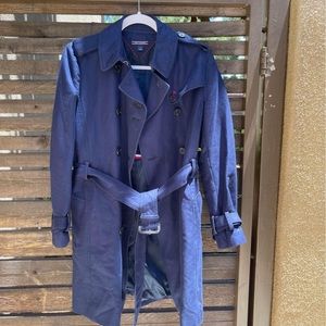 Tommy Hilfiger Navy trench coat size M